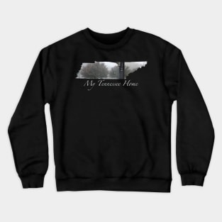 My Tennessee Home - Foggy Morning Spider Web Crewneck Sweatshirt